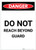 Danger: Do Not Reach Beyond Guard Portrait - Label