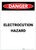 Danger: Electrocution Hazard Portrait - Label