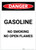 Danger: Gasoline - No Open Flame Portrait - Label