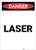 Danger: Laser Portrait - Label