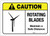 Caution: Rotating Blades ANSI - Label
