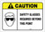 Caution: Safety Glasses Required Beyond This Point ANSI- Label