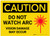 Caution: Do Not Watch Arc Vision Damage May Occur - Label