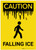 Caution: Falling Ice Portrait with Graphic - Label