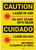 Caution: Laser In Use Do Not Stare Into Beam Caution Bilingual Spanish - Label
