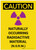 Caution: N.O.R.M - Naturally Occurring Radioactive Material Vertical - Label