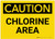 Caution: Chlorine Area - Label
