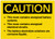 Caution: Room Contains Energized Battery Systems - Label