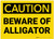 Caution: Beware Of Alligator - Label