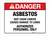 Danger - Asbestos - Wall Sign