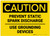 Caution: Prevent Static Spark Discharge Use Grounding Devices - Label
