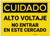 Caution: High Voltage Do Not Enter Enclosure Spanish - Label