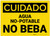 Caution: Non Potable Water Do Not Drink Spanish - Label