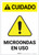 Caution: Microwave in Use Spanish Portrait - Label