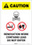Caution: Renovation Work Contains Lead Do Not Enter with Graphic Portrait - Label