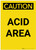 Caution: Acid Area Portrait - Label