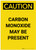 Caution: Carbon Monoxide May be Present Portrait - Label