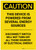 Caution: Device Powered From Several Energy Sources Portrait - Label