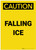 Caution: Falling Ice Portrait - Label