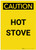 Caution: Hot Stove Portrait - Label