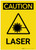 Caution: Laser Portrait - Label