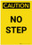 Caution: No Step Portrait - Label