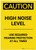 Caution: PPE High Noise Level Use Required Hearing Protection Portrait - Label