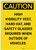 Caution: PPE Required Outside Vehicles Portrait - Label