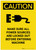 Caution: Power Sources Locked Out Before Entering Machine Portrait - Label