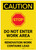 Caution: Renovation Work Contains Lead Portrait - Label