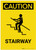 Caution: Stairway Portrait - Label