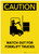 Caution: Watch Out For Forklift Trucks with Graphic Portrait - Label
