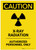 Caution: X-Ray Radiation Authorized Personnel Only Portrait - Label