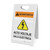 Warning: High Voltage - Electrical Room Spanish Landscape - A-Frame Sign