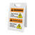 Warning: High Voltage Inside - Do Not Enter Bilingual Spanish - A-Frame Sign