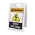Warning: High Voltage ANSI - A-Frame Sign