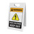 Warning: High Voltage - Keep Out Authorized Personnel Only ANSI - A-Frame Sign
