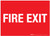 Fire Exit - Label