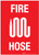 Fire Hose with Graphic - Label