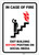 Fire - Exit Building Before Posting on Social Media - Label