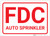 FDC Auto Sprinkler Landscape - Label
