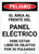 Danger: Area In Front Of Electrical Panel Spanish Portrait - Label