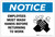 Notice: Employees Must Wash Hands Before Returning to Work with Icon - Label