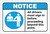 Notice: All Drivers Must Sign in Before Proceeding Beyond this Point ANSI - Label