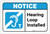 Notice: Hearing Loop Installed ANSI - Label