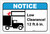 Notice: Low Clearance 12ft 6in ANSI- Label