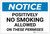 Notice: No Smoking Allowed On These Premises - Label
