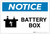 Notice: Battery Box with Icon - Label