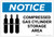 Notice: Chain All Cylinders Securely - Label