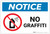Notice: No Graffiti with Symbol - Label